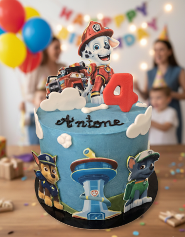 Gâteau Pat Patrouille 