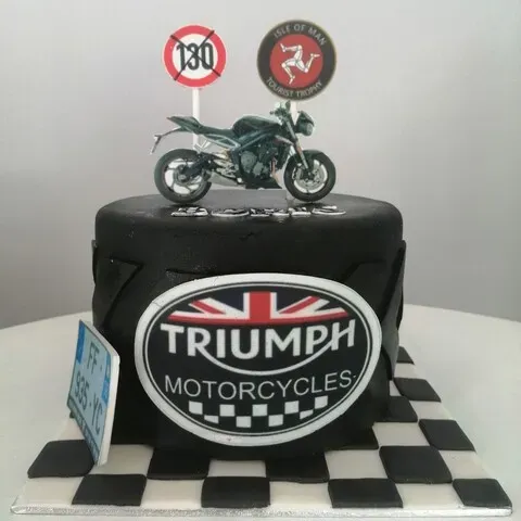Gâteau moto