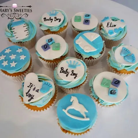 Cupcakes thème baby shower