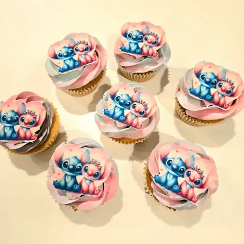 Cupcakes thème stitch 