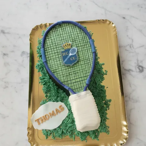 Gâteau raquette 