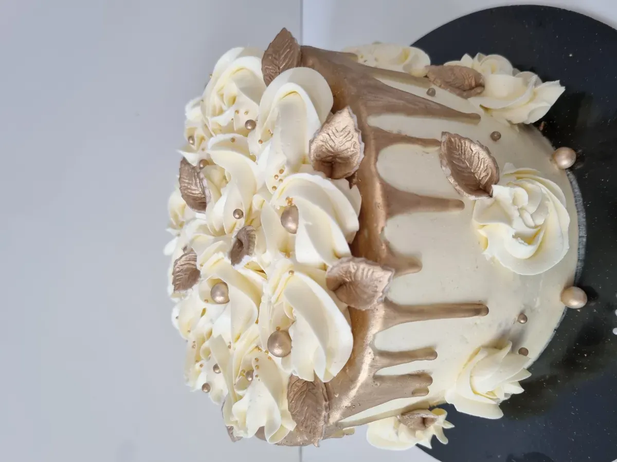 Gâteau design en crème
