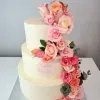 Gâteau mariage fleuri