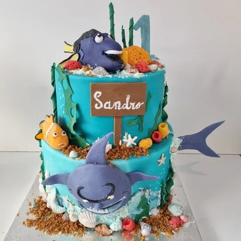 Gâteau némo 