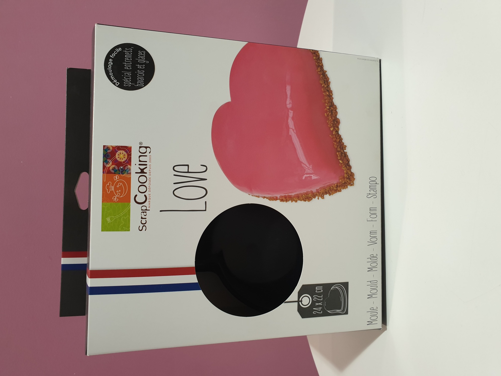 Moule coeur semi rigide