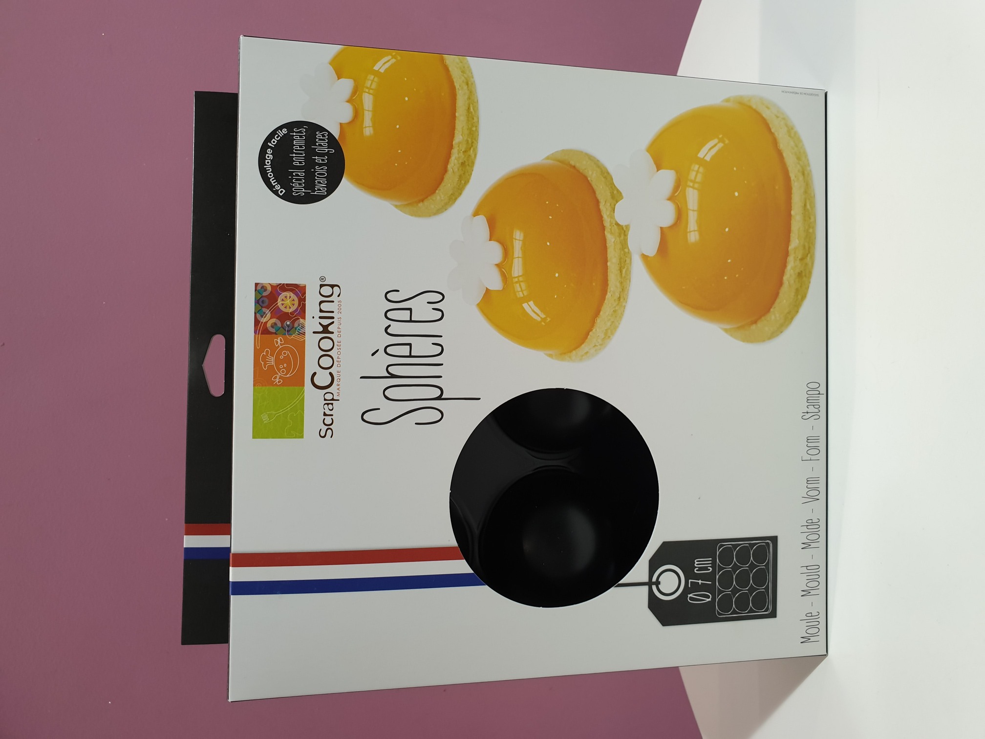 Moule semi-rigide demi sphères