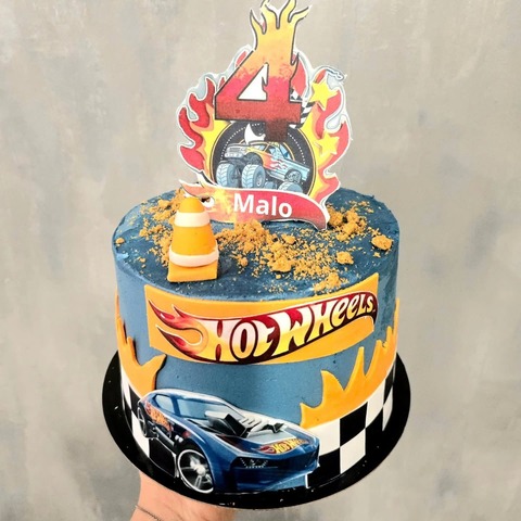Gâteau hot wheels 
