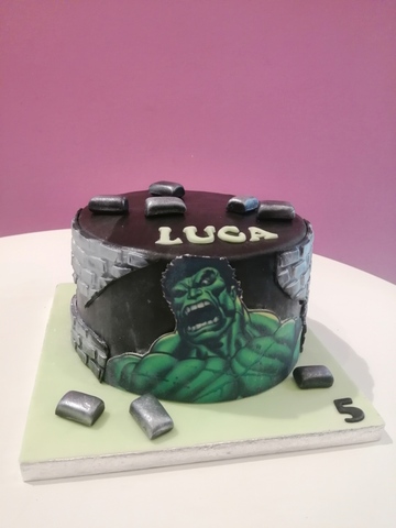 Gâteau super héros 