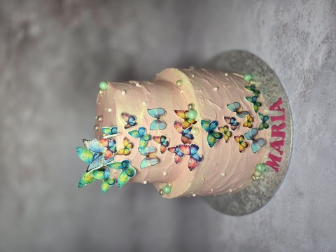 Gâteau thème papillon