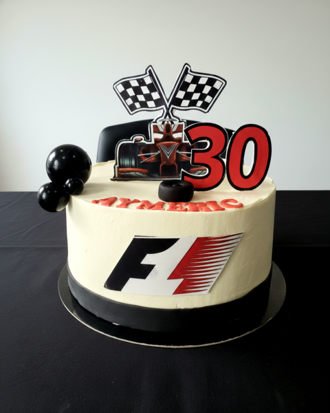 Layer cake thème voiture
